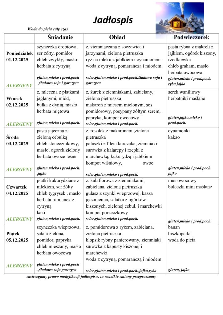 jadłospis